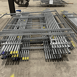 An example of a prefab conduit rack assembly that can be provided by the AECInspire MAP Network.