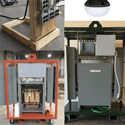 An example of prefabed temp power units that can be provided by the AECInspire MAP Network.